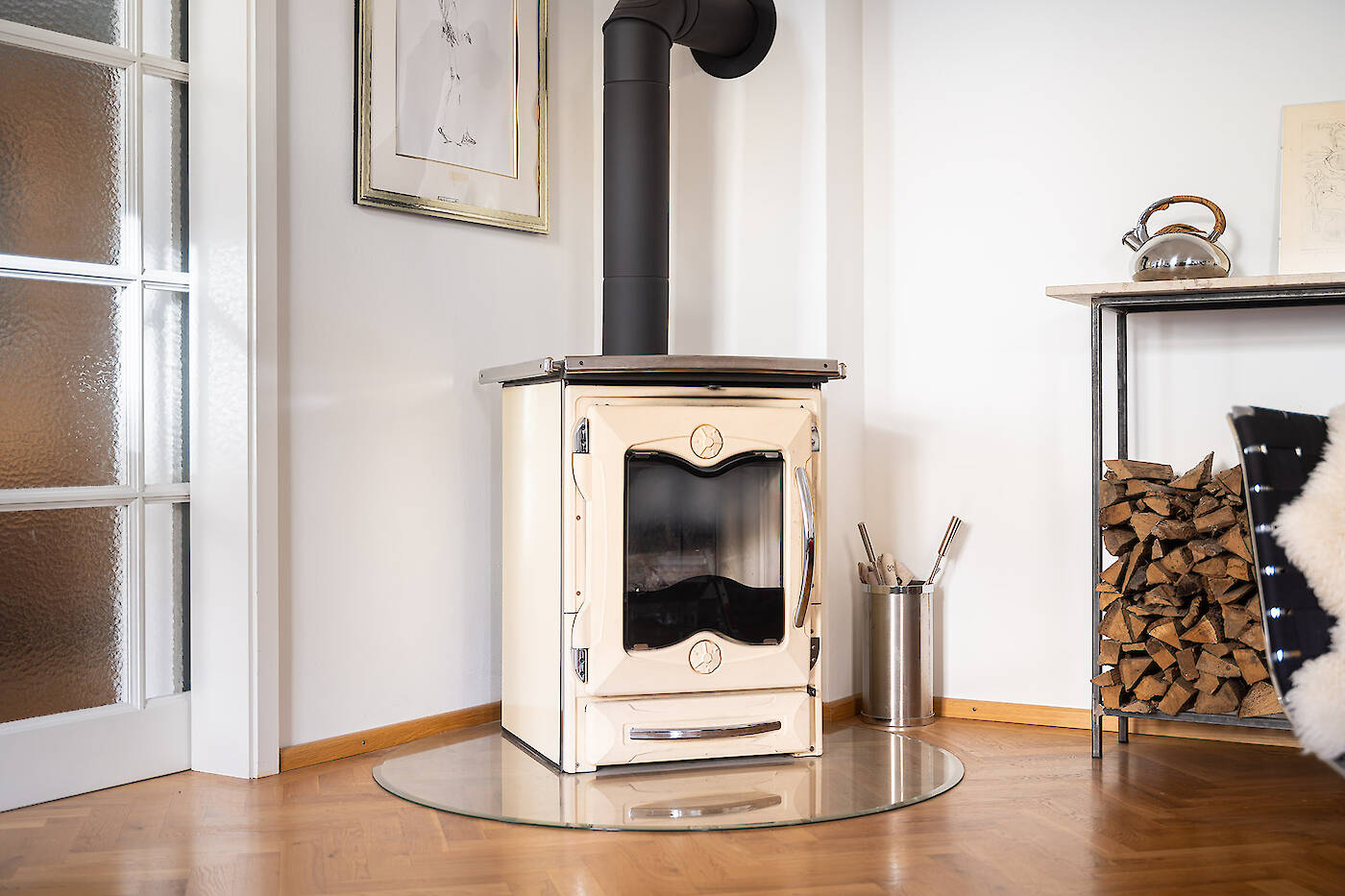 Kaminofen mit Kochfeld
