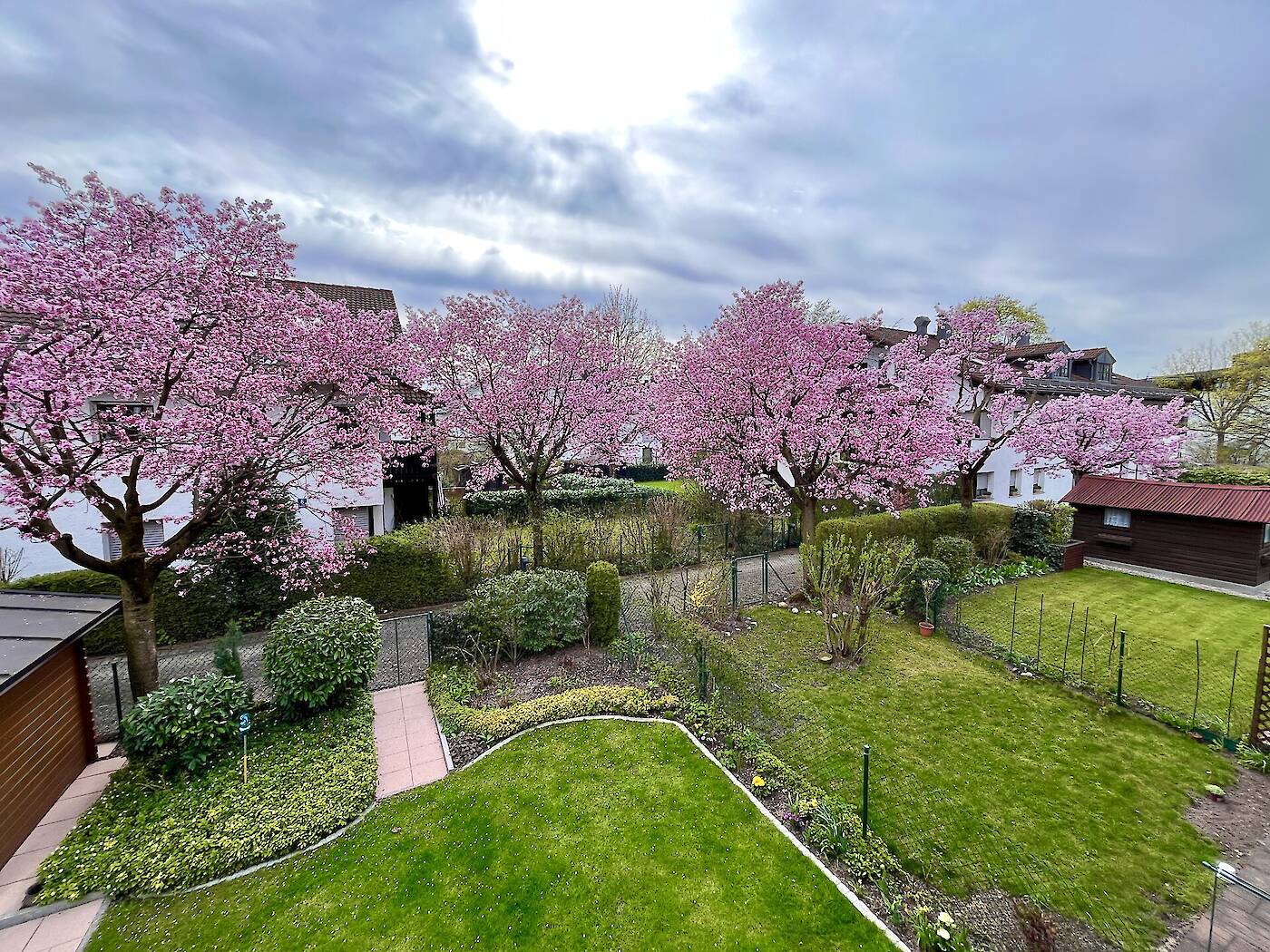 Blick vom Balkon