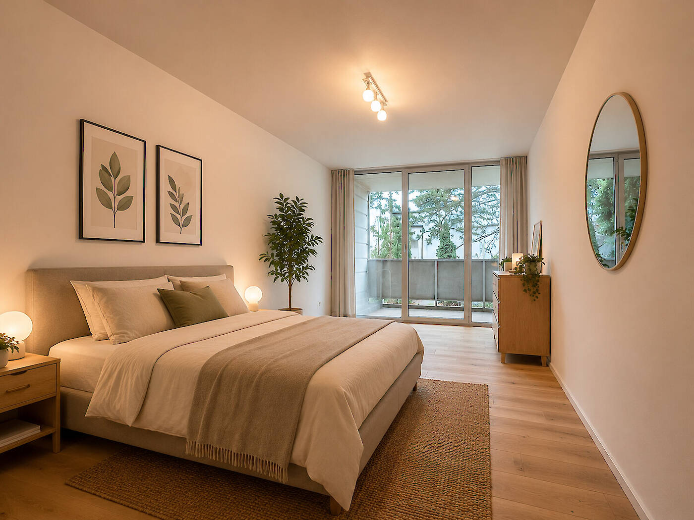 Schlafzimmer Möblierungsvorschlag