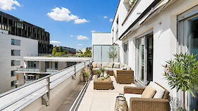 Terrasse sommerlich