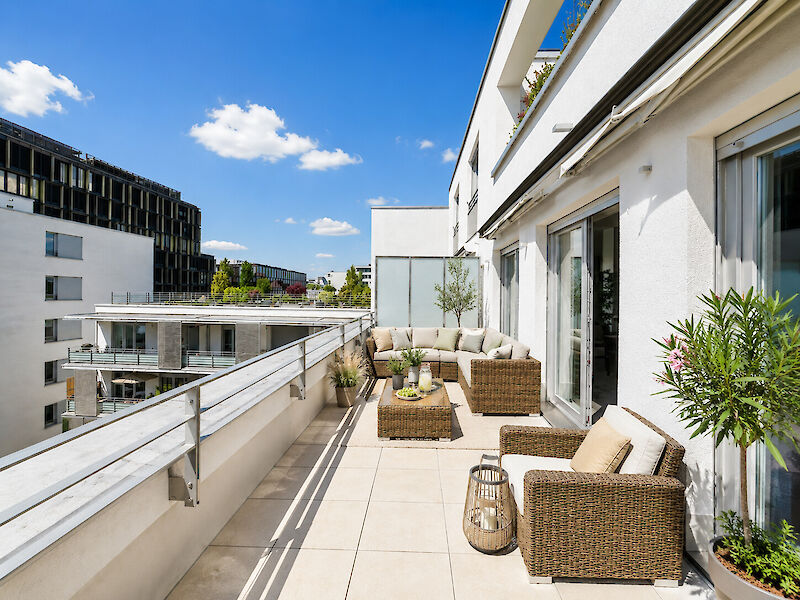 Terrasse sommerlich