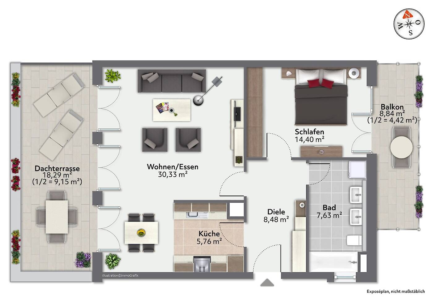 Grundriss 4. OG
